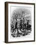 Chartist Meeting at Night, Engraving by S. P. Fletcher-null-Framed Photographic Print