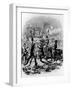 Chartist Meeting at Night, Engraving by S. P. Fletcher-null-Framed Photographic Print