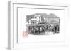 Chartists Procession from the Mass Meeting Towards Blackfriars Bridge, London, 10 April 1848-null-Framed Giclee Print