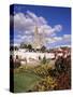 Chartres and Cathedral, Eure-Et-Loir, Centre, France-Charles Bowman-Stretched Canvas