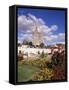 Chartres and Cathedral, Eure-Et-Loir, Centre, France-Charles Bowman-Framed Stretched Canvas