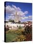 Chartres and Cathedral, Eure-Et-Loir, Centre, France-Charles Bowman-Stretched Canvas