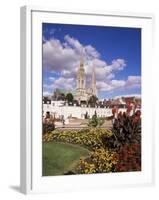 Chartres and Cathedral, Eure-Et-Loir, Centre, France-Charles Bowman-Framed Photographic Print