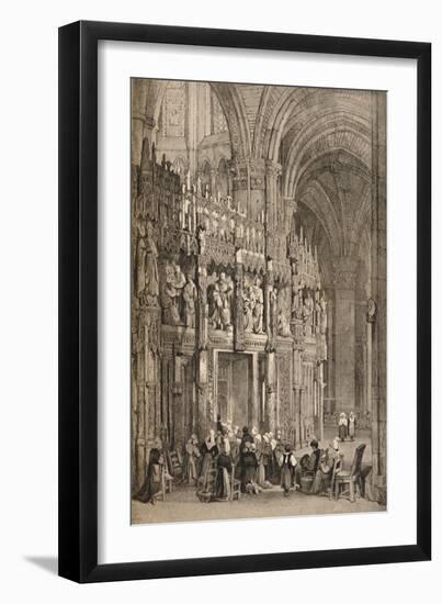 'Chartres', c1820 (1915)-Samuel Prout-Framed Giclee Print