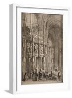 'Chartres', c1820 (1915)-Samuel Prout-Framed Giclee Print