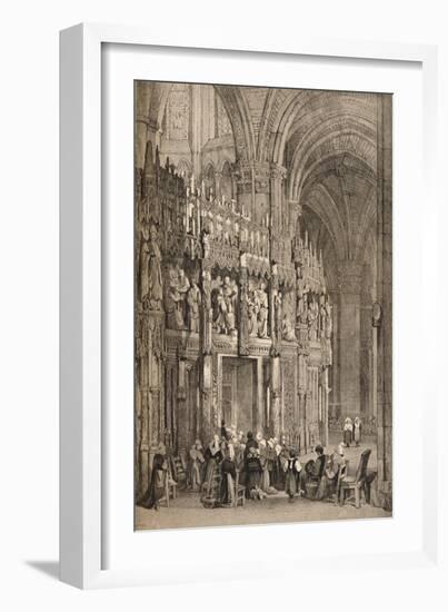 'Chartres', c1820 (1915)-Samuel Prout-Framed Giclee Print