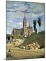 Chartres Cathedral, 1830-Jean-Baptiste-Camille Corot-Mounted Giclee Print