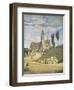 Chartres Cathedral, 1830-Jean-Baptiste-Camille Corot-Framed Giclee Print