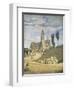 Chartres Cathedral, 1830-Jean-Baptiste-Camille Corot-Framed Giclee Print