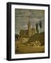 Chartres Cathedral, 1830-Jean-Baptiste-Camille Corot-Framed Giclee Print