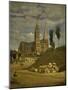 Chartres Cathedral, 1830-Jean-Baptiste-Camille Corot-Mounted Giclee Print