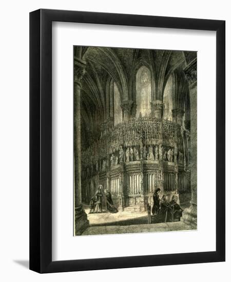 Chartres Cathedral France 1851-null-Framed Giclee Print