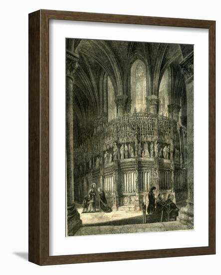 Chartres Cathedral France 1851-null-Framed Giclee Print