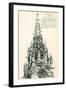 Chartres Cathedral Tower-null-Framed Art Print