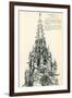 Chartres Cathedral Tower-null-Framed Art Print