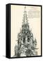 Chartres Cathedral Tower-null-Framed Stretched Canvas