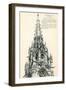 Chartres Cathedral Tower-null-Framed Art Print