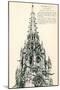 Chartres Cathedral Tower-null-Mounted Art Print