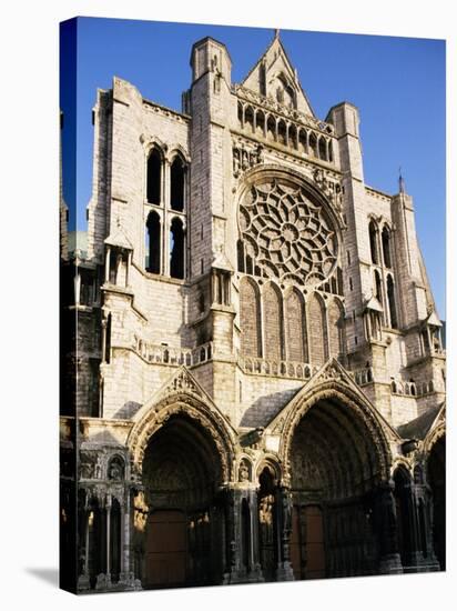 Chartres Cathedral, Unesco World Heritage Site, Chartres, Centre, France-Peter Scholey-Stretched Canvas