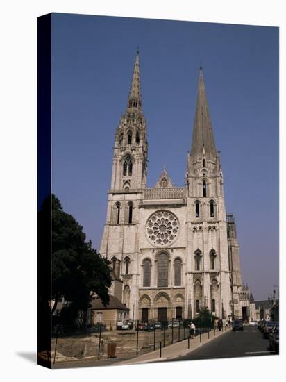 Chartres Cathedral, Unesco World Heritage Site, Chartres, Eure-Et-Loir, Centre, France-Michael Short-Stretched Canvas