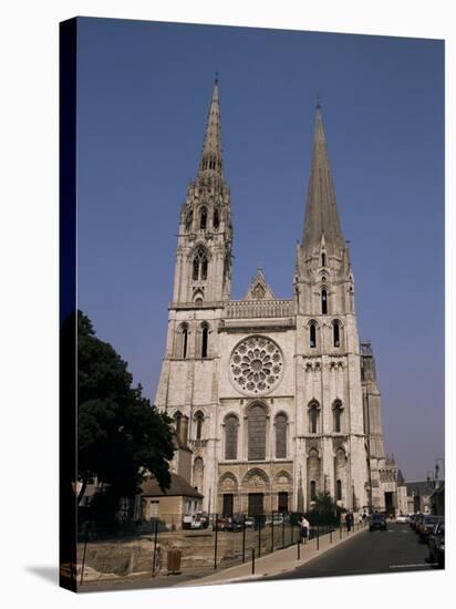 Chartres Cathedral, Unesco World Heritage Site, Chartres, Eure-Et-Loir, Centre, France-Michael Short-Stretched Canvas