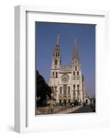 Chartres Cathedral, Unesco World Heritage Site, Chartres, Eure-Et-Loir, Centre, France-Michael Short-Framed Photographic Print