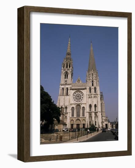 Chartres Cathedral, Unesco World Heritage Site, Chartres, Eure-Et-Loir, Centre, France-Michael Short-Framed Photographic Print