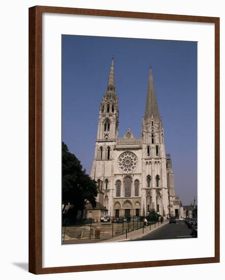 Chartres Cathedral, Unesco World Heritage Site, Chartres, Eure-Et-Loir, Centre, France-Michael Short-Framed Photographic Print