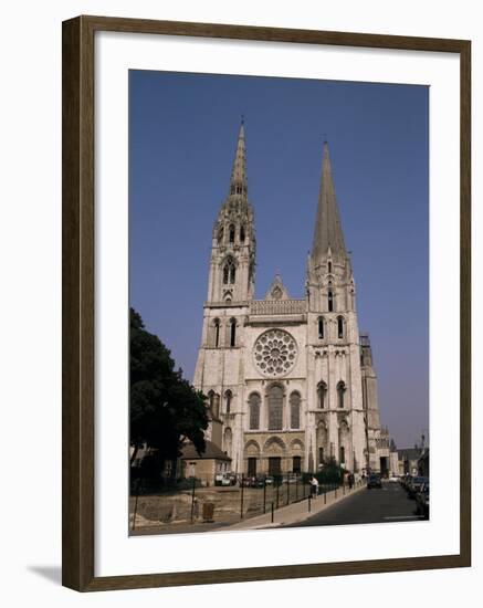 Chartres Cathedral, Unesco World Heritage Site, Chartres, Eure-Et-Loir, Centre, France-Michael Short-Framed Photographic Print