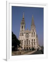 Chartres Cathedral, Unesco World Heritage Site, Chartres, Eure-Et-Loir, Centre, France-Michael Short-Framed Photographic Print