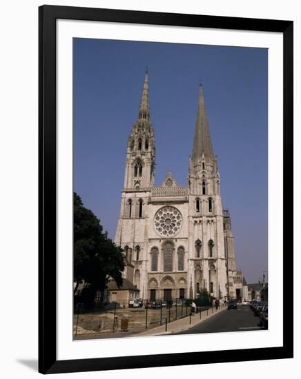 Chartres Cathedral, Unesco World Heritage Site, Chartres, Eure-Et-Loir, Centre, France-Michael Short-Framed Photographic Print