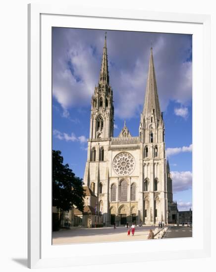 Chartres Cathedral, Unesco World Heritage Site, Chartres, Eure-Et-Loir, France-Charles Bowman-Framed Photographic Print