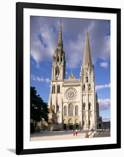 Chartres Cathedral, Unesco World Heritage Site, Chartres, Eure-Et-Loir, France-Charles Bowman-Framed Photographic Print