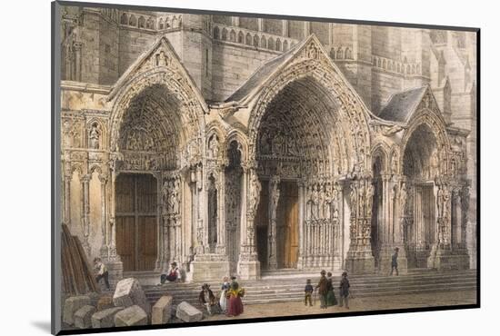 Chartres Cathedral-null-Mounted Photographic Print