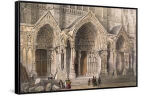 Chartres Cathedral-null-Framed Stretched Canvas