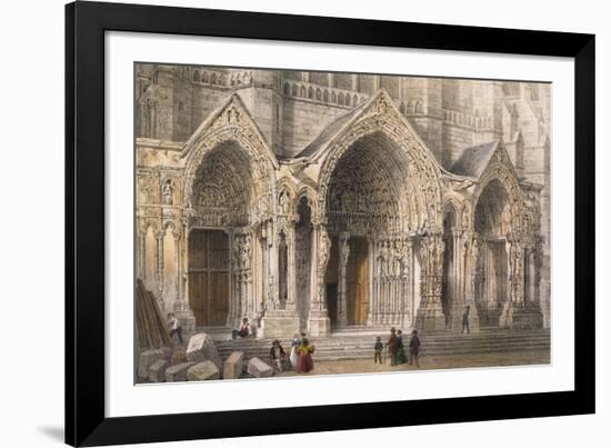 Chartres Cathedral-null-Framed Photographic Print