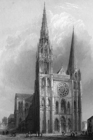 'Chartres Cathedral' Photographic Print - R Garland | AllPosters.com