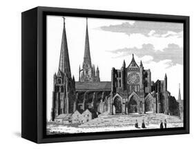 Chartres Cathedral-null-Framed Stretched Canvas
