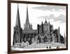 Chartres Cathedral-null-Framed Photographic Print