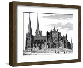 Chartres Cathedral-null-Framed Photographic Print