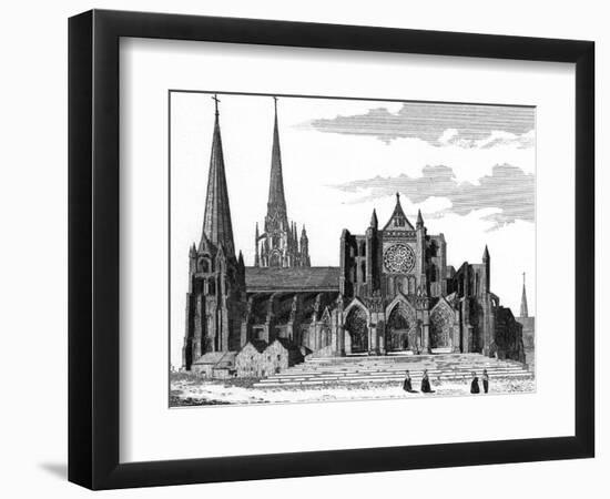 Chartres Cathedral-null-Framed Photographic Print