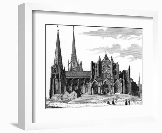 Chartres Cathedral-null-Framed Photographic Print