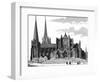 Chartres Cathedral-null-Framed Photographic Print