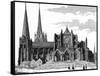 Chartres Cathedral-null-Framed Stretched Canvas