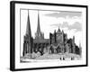 Chartres Cathedral-null-Framed Photographic Print