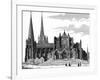 Chartres Cathedral-null-Framed Photographic Print