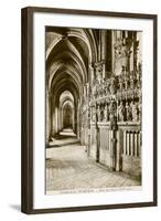 Chartres Cathedral-null-Framed Art Print