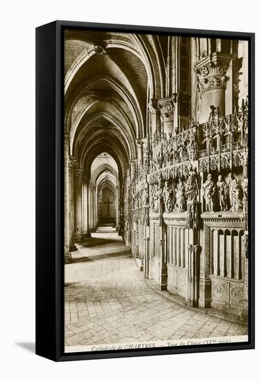 Chartres Cathedral-null-Framed Stretched Canvas