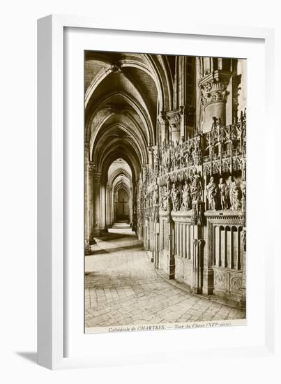 Chartres Cathedral-null-Framed Art Print