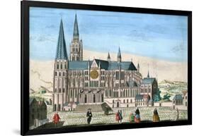 Chartres Cathedral-null-Framed Art Print